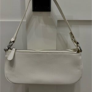 White shoulder bag